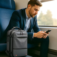 Backpack with Internal Compression System and Structured Design