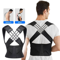 Lightweight Posture Support with Adjustable Shoulder Straps