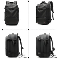 Backpack with Internal Compression System and Structured Design