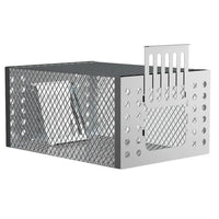 Reusable Rodent Capture Cage with Sliding Door and Iron Body Design