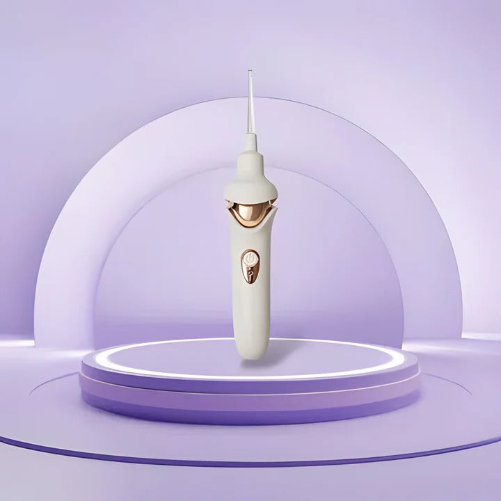 Rechargeable Ear Wax Support Cleaner with Low Noise Motor and Soft Silicone Tips