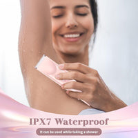 Electric Bikini Trimmer for Women with Dual Heads, Wet and Dry Use