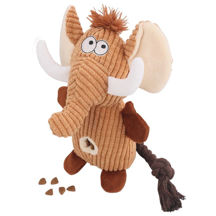Rugged Plush Toy and Sturdy Fabric Plaything for Pets