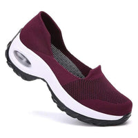 Ladies Breathable Mesh Sneakers with Orthopedic Arch Support and Air Sole