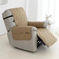 Pet Friendly Quilted Recliner Cover, Water Resistant Armchair Slipcover