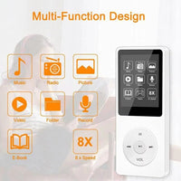 Compact Digital Media Player with Bluetooth and 1.8 Inch Display