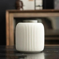 Ceramic Memorial Urn for Pet Ashes with Secure Lid
