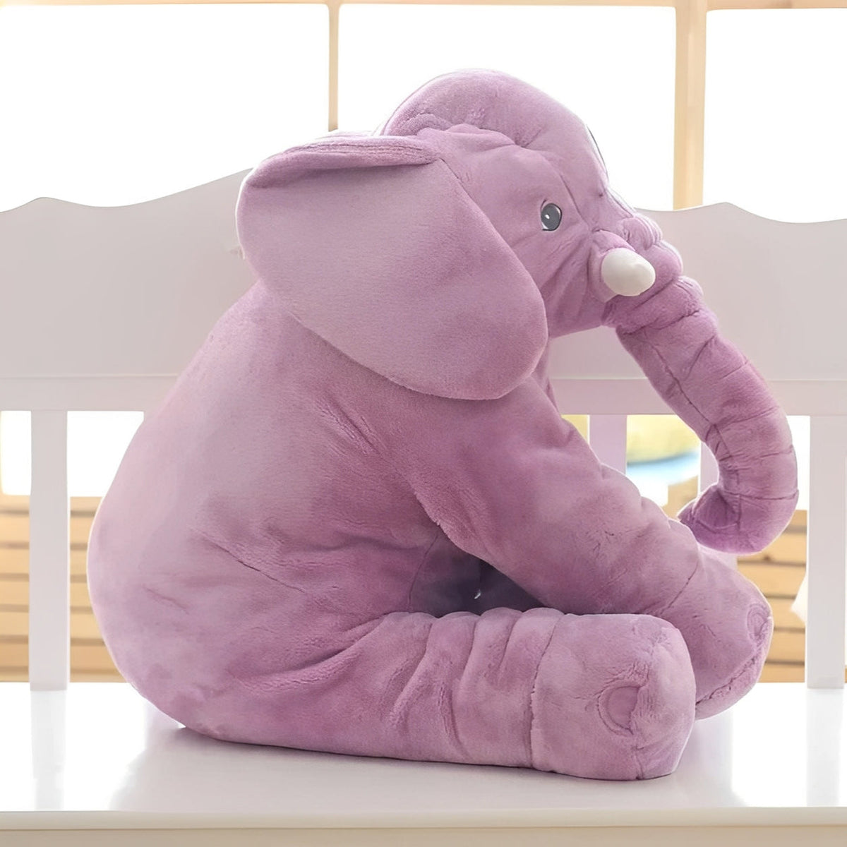 Elephant Plush Support Pillow for Play and Lounging