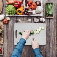 Titanium Cutting Board, Flat Metal Surface for Kitchen Use