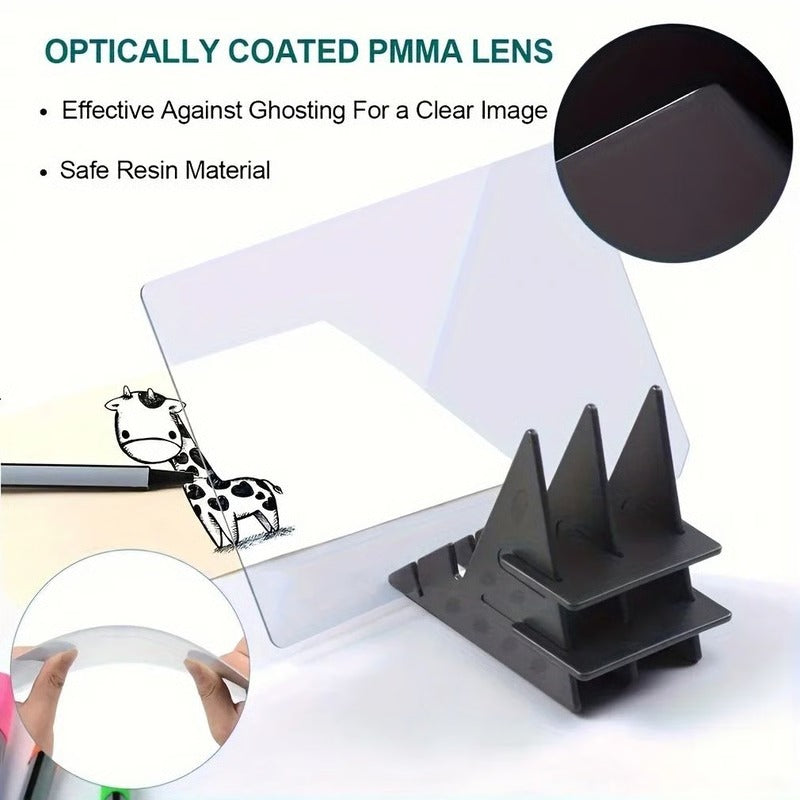 Transparent Sketch Tracing Pad with Light-Guided Projection for Drawing Accuracy