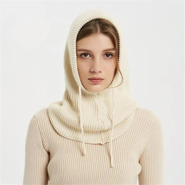 Cashmere Beanie Hat, Knit Headwear for Cold Weather