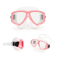 Tempered Glass Scuba Diving Mask with Adjustable Silicone Strap