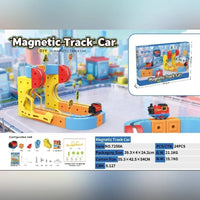 Kids Magnetic Track Building Set with Electric Train for STEM Learning