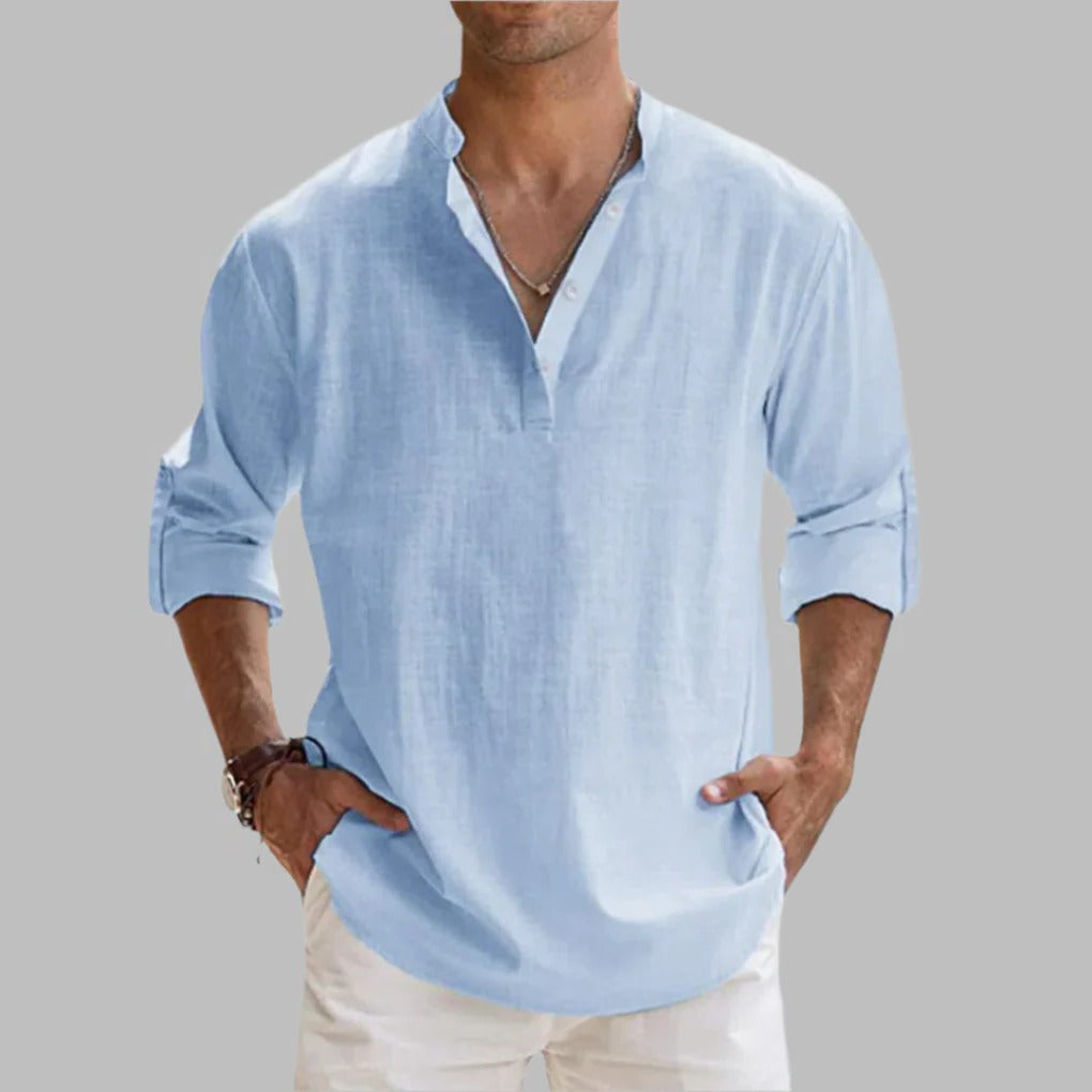 Lightweight Linen Casual Shirt Summer Wear for Men