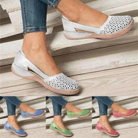 Casual Flats with Wide Toe Box and Built In Arch Support for Women
