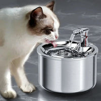 Automatic Cat Water Dispenser with Filtration System and Motion Sensor