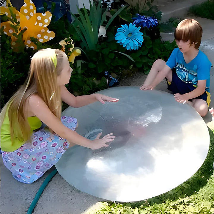 Interactive Light Up Bubble Ball Toy for Kids and Outdoor Play