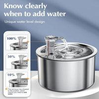 Automatic Cat Water Dispenser with Filtration System and Motion Sensor