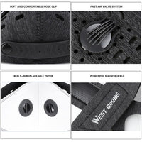 Reusable Anti Pollution Face Mask with Breathable Filter