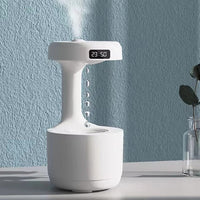 Rechargeable Humidifier with Adjustable Mist and LED Display