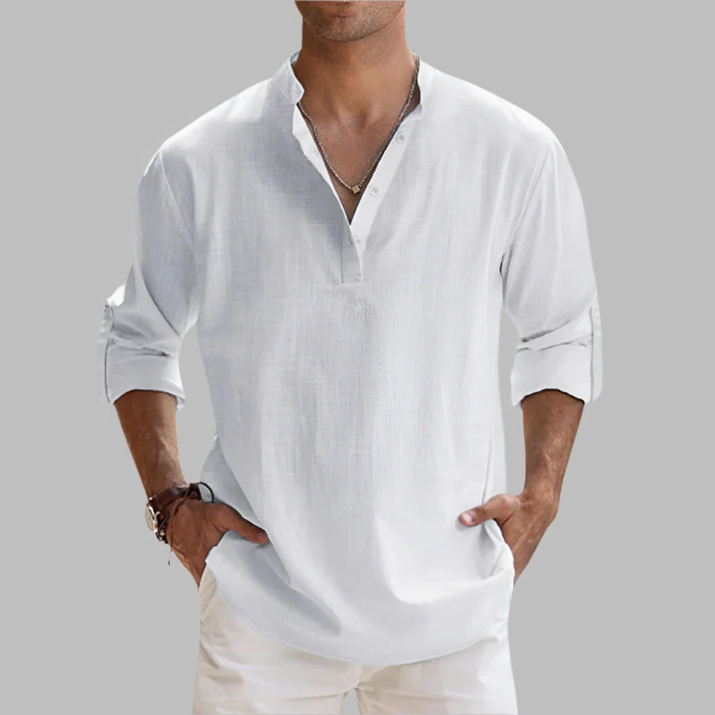 Lightweight Linen Casual Shirt Summer Wear for Men