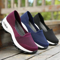 Ladies Breathable Mesh Sneakers with Orthopedic Arch Support and Air Sole