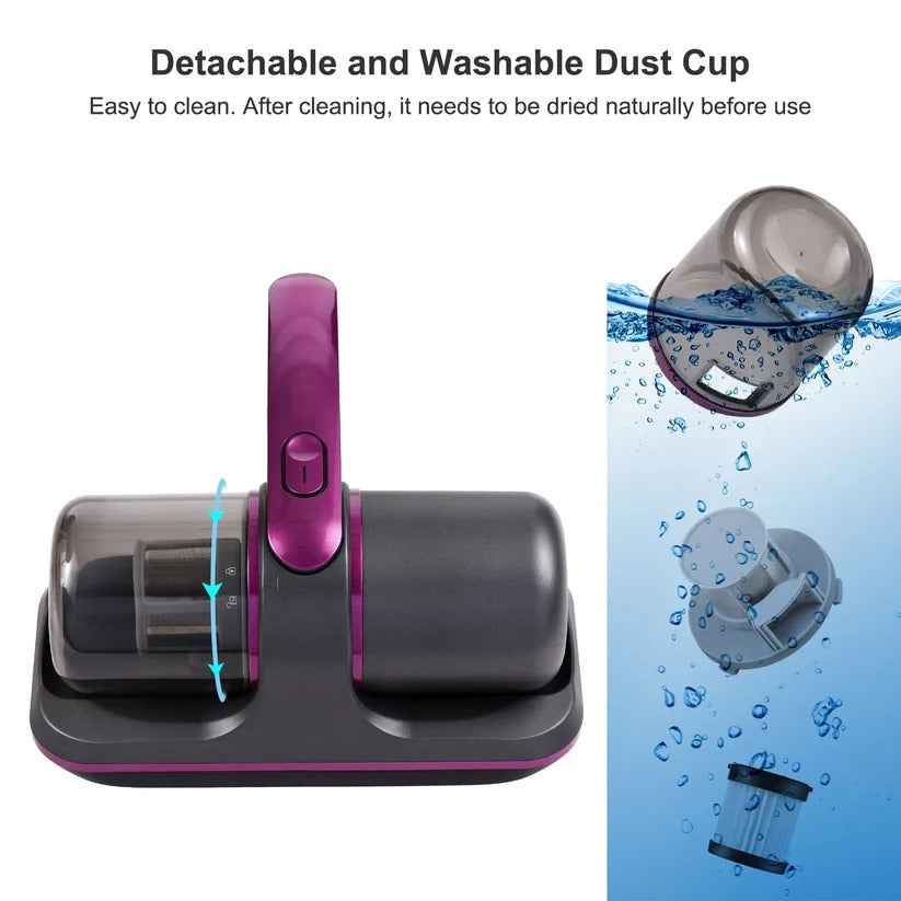 Cordless UV Mattress Cleaner with 8000Pa Suction and HEPA Filtration
