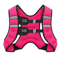 Reflective Adjustable Weight Training Vest for Fitness and Endurance Workouts