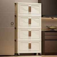 Modular Storage Bins with Hinged Doors and Water Resistant Seal