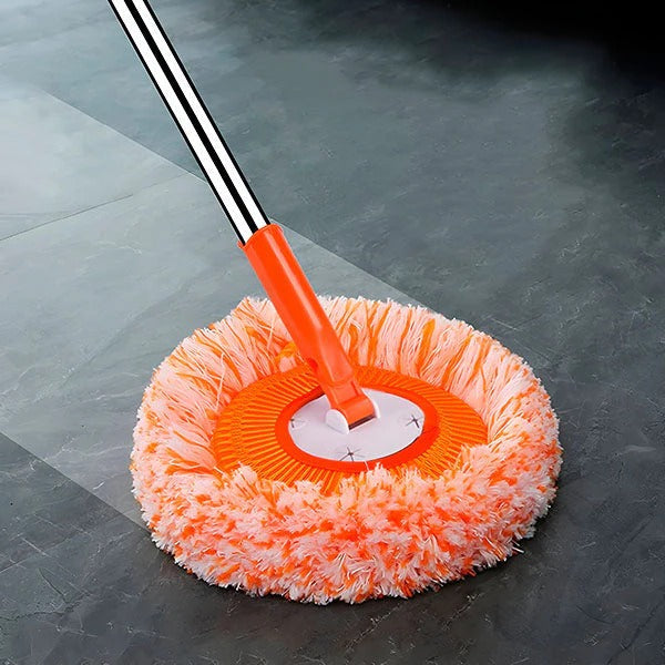 360 Degree Spin Floor Broom with Adjustable Cleaning Head