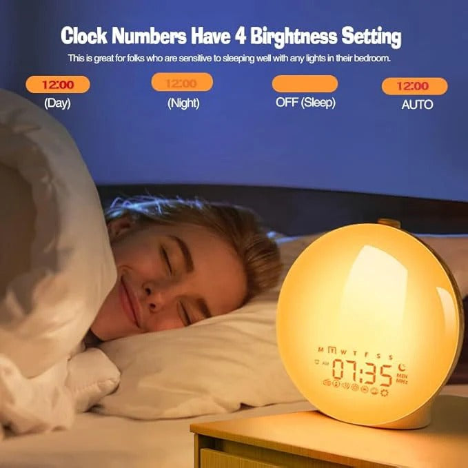 Sunrise Simulation Alarm Clock with Built In Nature Sounds