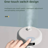 Rechargeable Humidifier with Adjustable Mist and LED Display