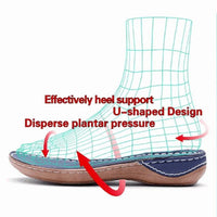 Casual Flats with Wide Toe Box and Built In Arch Support for Women