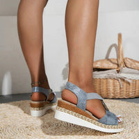 Womens Orthopedic Wedge Sandals with Arch Support and Breathable Design