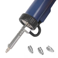 Electric Desoldering Pump with 3 Interchangeable Suction Nozzles