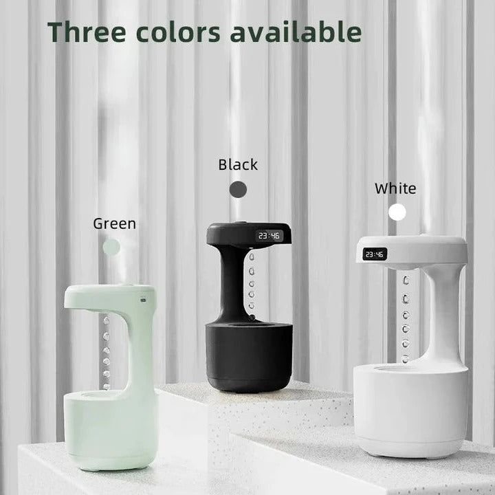 Rechargeable Humidifier with Adjustable Mist and LED Display