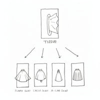 Decorative Tissue Box, Skirt Design for Home
