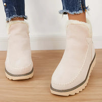 Non Slip Ankle Snow Boots with Warm Fur Lining