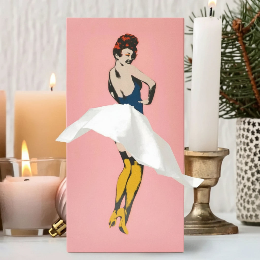 Decorative Tissue Box, Skirt Design for Home