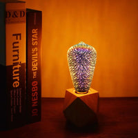 E27 Firework Starburst LED Bulb with Vintage Edison Filament Design for Home Lighting