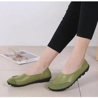 Ladies Broad Width Suede Moccasin Loafers with Soft Cushioned Insole