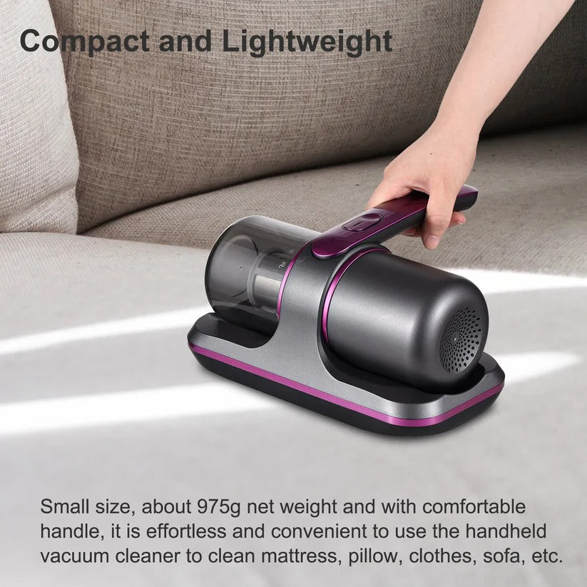 Cordless UV Mattress Cleaner with 8000Pa Suction and HEPA Filtration