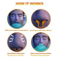Silicone Nasal Dilator Nose Clip for Nighttime Airflow Support