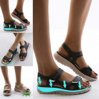 Athletic Open-Toe Sandals with Built-In Arch Support