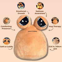 Soft Emoji Plush Pillow for Bedroom Decor