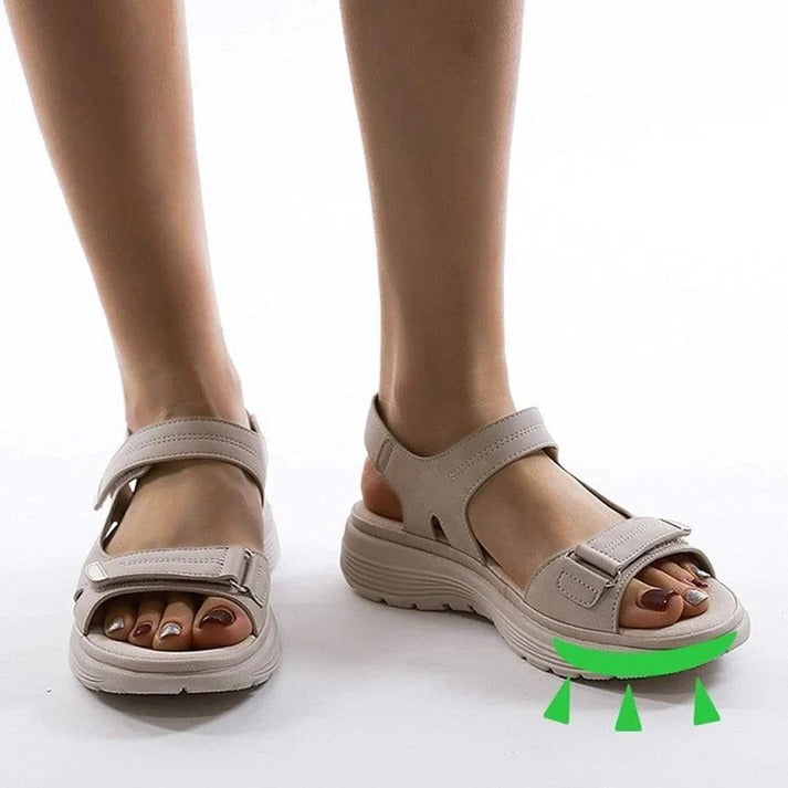 Athletic Open-Toe Sandals with Built-In Arch Support