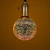 E27 Firework Starburst LED Bulb with Vintage Edison Filament Design for Home Lighting