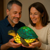 Turtle Shaped Table Lamp with Warm Ambient Light for Home Decor