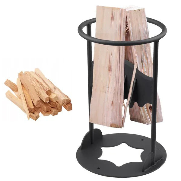 Manual Firewood Kindling Splitter with Fixed Wedge