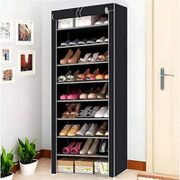Stackable Shoe Rack Organizer with Vertical Space Saving Design